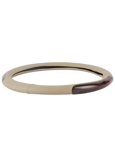 Epsilon Steering Wheel Cover- EPS1230 Size: L With Leather Touch for Improved Control and Grip-1