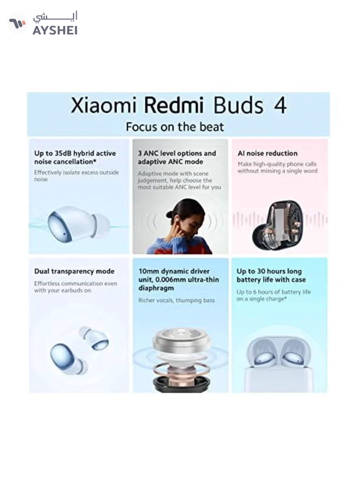 Xiaomi Redmi Buds 4 White-2-2