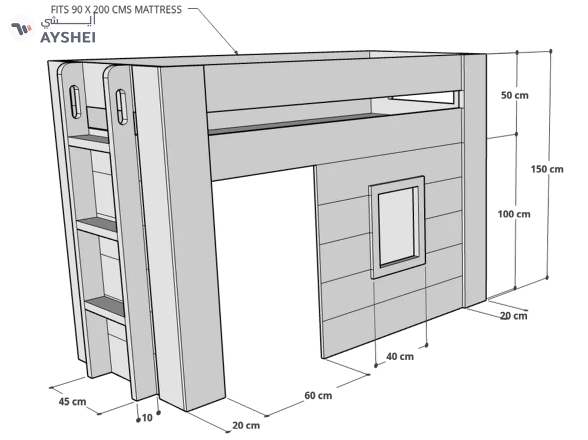 Noah Bunk Bed-4-4