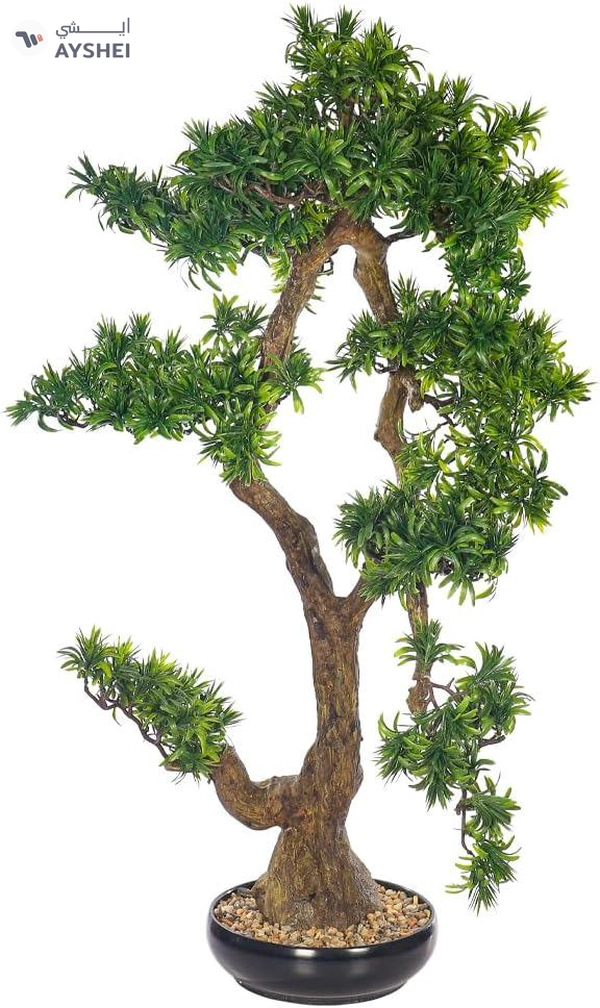Yatai Decor Luxurious Artificial Bonsai Tree Lifelike Artificial Plants with Pots