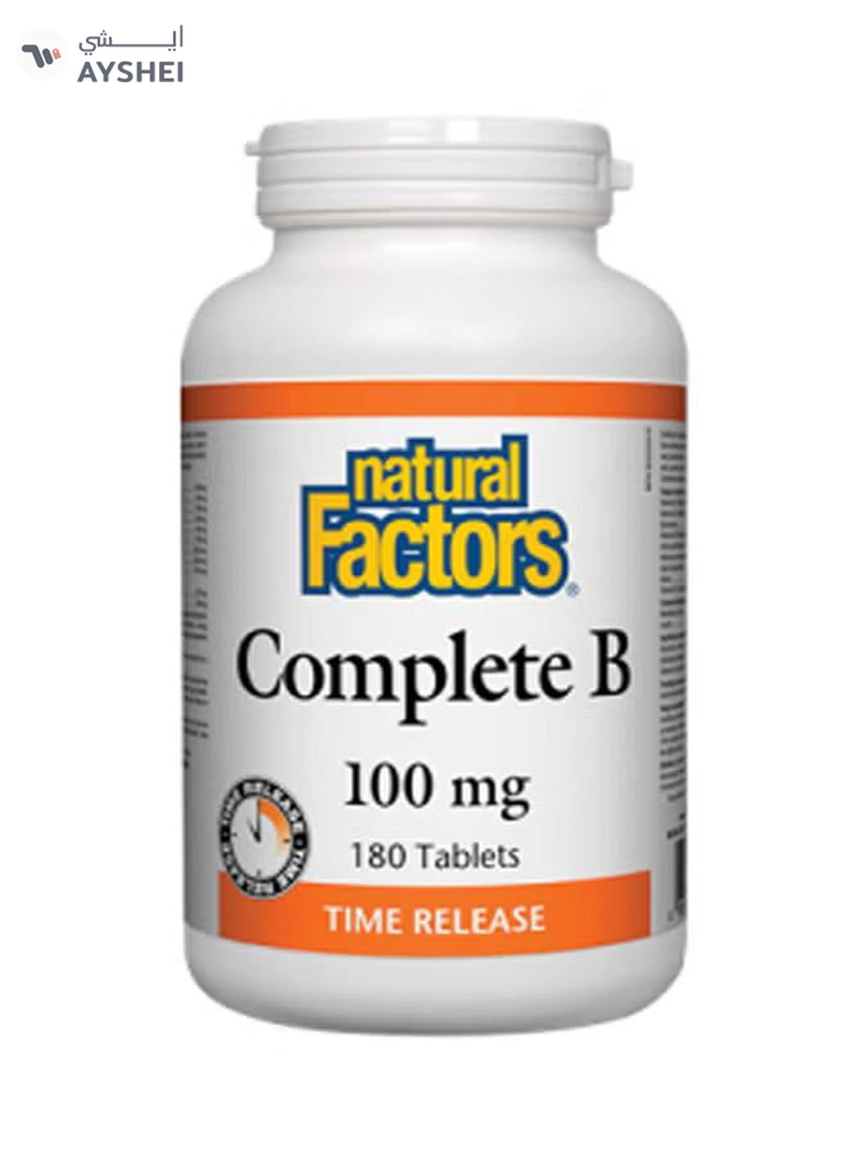 nautral Factor Complete B Time Release Supplement - 180 Tablets