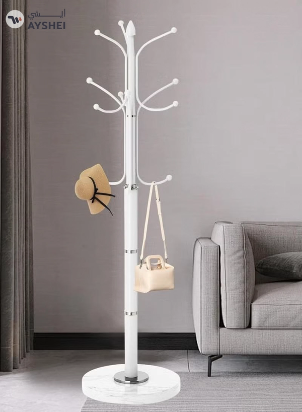 DubaiGallery Hangers Modern Minimalist Floor-Standing Coat Rack Creative Bedroom Living Room Creative Wrought Iron Coat Rack,