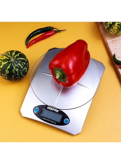 GEEPAS Portable Digital Kitchen Scale 5Kg White-2