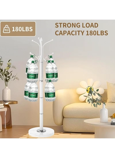 DubaiGallery Coat Rack, Coat Rack Freestanding Metal Coat Tree Hanger 12 Hooks Hat Rack for Hanging Bags Scarves Clothes Handbag Umbrella Jacket Hall Bedroom-1
