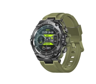 PROMATE Smart Watch, Round-Screen BT 5.1 Fitness Tracker With 1.53 Inch TFT Display, 80 Day Battery-0