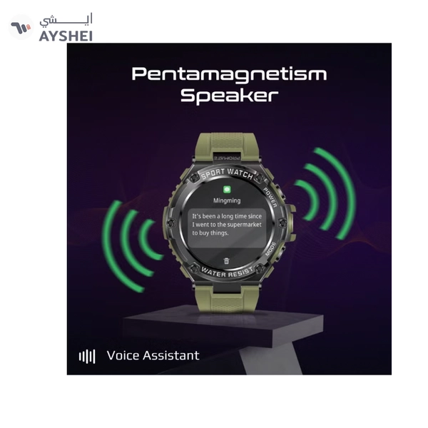 PROMATE Smart Watch, Round-Screen BT 5.1 Fitness Tracker With 1.53 Inch TFT Display, 80 Day Battery
