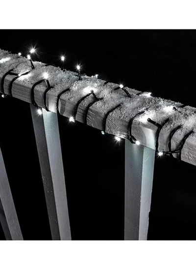 Yuwell 16 Meter 250 LED String Lights Decoration Lights Cool White Light 8 Modes Led Light Black Wire For Home Decorations Ramadan Lights Indoor & Outdoor Decoration Ramadan Decoration Light Diwali Lights Curtain Lights With 3-Pin UK Plug-1