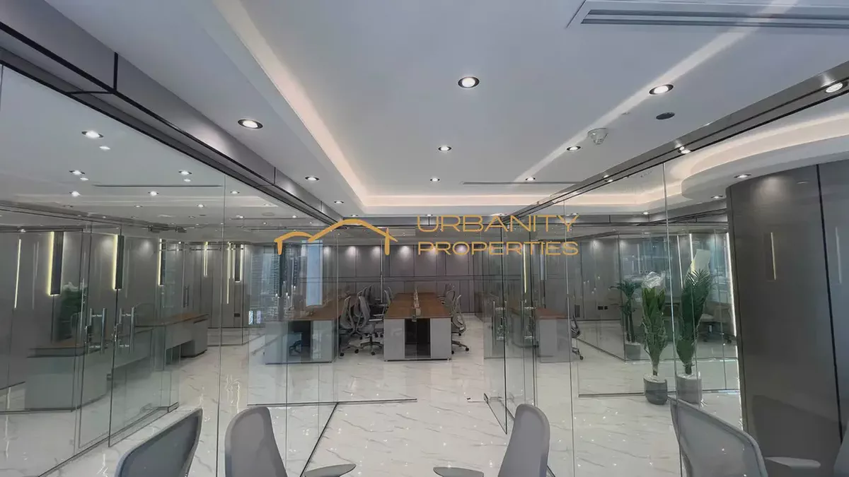 Fully Fitted Office for Rent | Opal Tower, Business Bay | 1 Parking | AED 525K/Yr