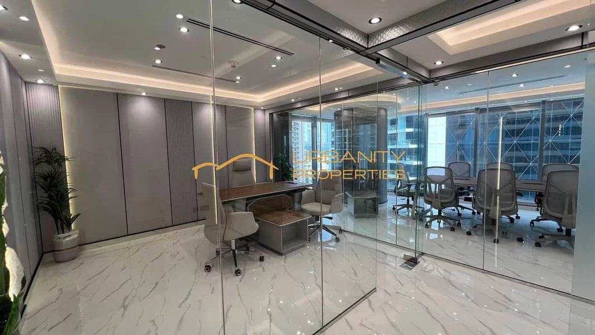 Fully Fitted Office for Rent | Opal Tower, Business Bay | 1 Parking | AED 525K/Yr-4-4