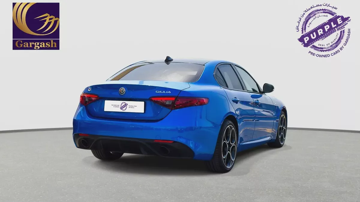 0% DP | AED 1,532/Month | Alfa Romeo | Giulia Veloce | 2022 | Gargash Warranty and Service-4-4