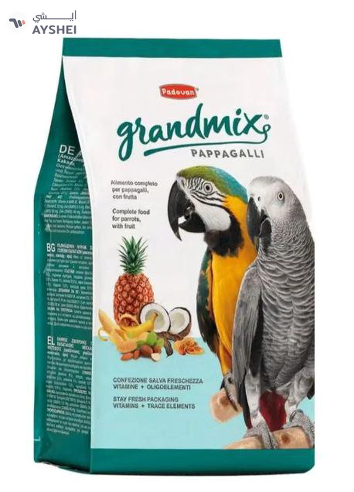 Padovan Grandmix Pappagalli Weight - 2kg