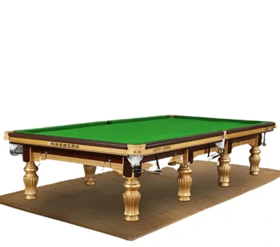 Xingjui Professional Snooker Table 12 Ft Steel Cushion/Gold-0