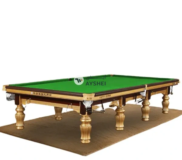 Xingjui Professional Snooker Table 12 Ft Steel Cushion/Gold