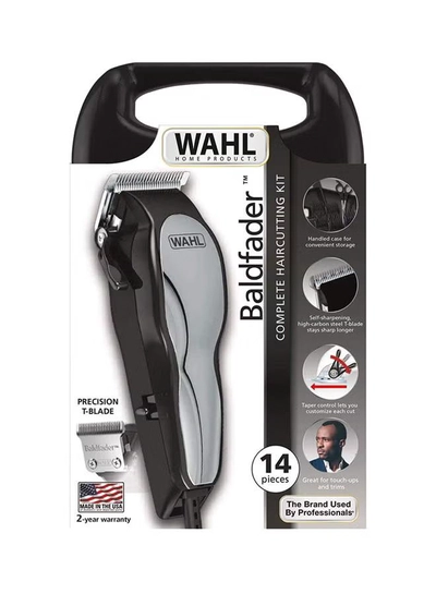 WAHL Baldfader Hair Trimmer With Accessories Kit Black-1