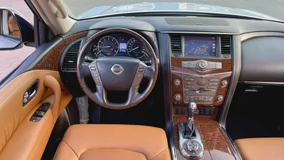 Nissan patrol SE platinum V6 full options original paint 100% Free Accident single ouner No issues-12
