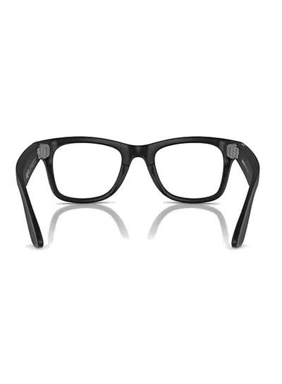 Meta Ray-Ban - Wayfarer Smart Glasses With Meta Ai, Audio, Photo, Video Compatibility - Clear/Graphite Green Transitions Lenses - Matte Black-2