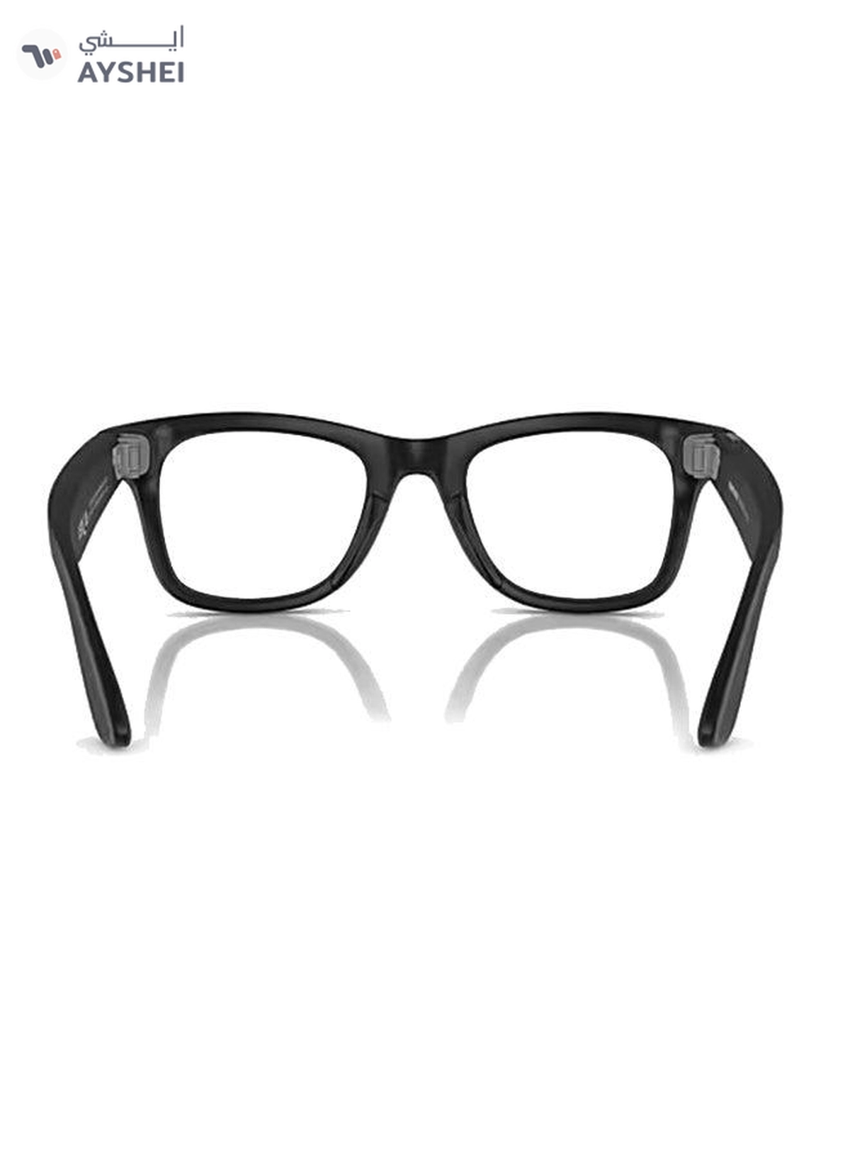 Meta Ray-Ban - Wayfarer Smart Glasses With Meta Ai, Audio, Photo, Video Compatibility - Clear/Graphite Green Transitions Lenses - Matte Black-2-2
