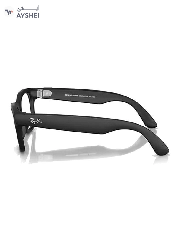 Meta Ray-Ban - Wayfarer Smart Glasses With Meta Ai, Audio, Photo, Video Compatibility - Clear/Graphite Green Transitions Lenses - Matte Black