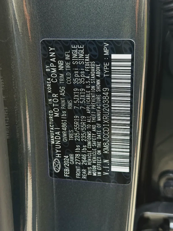 2024 Hyundai Tucson SEL - American Specs - Low Mileage