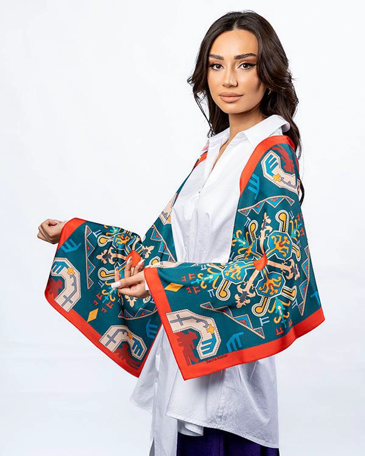 Silk Road - Ancient Shaki Scarf (Small)