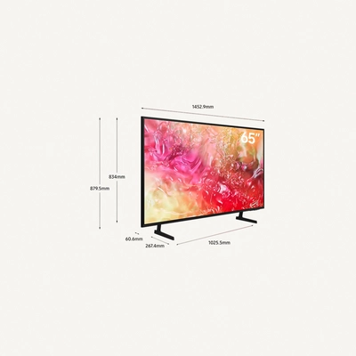 Samsung Smart TV, Crystal UHD, DU7000, 65 Inch, 2024, PurColor, 4K Upscaling, Tizen OS, Q-Symphony UA65DU7000UXZN Black-2
