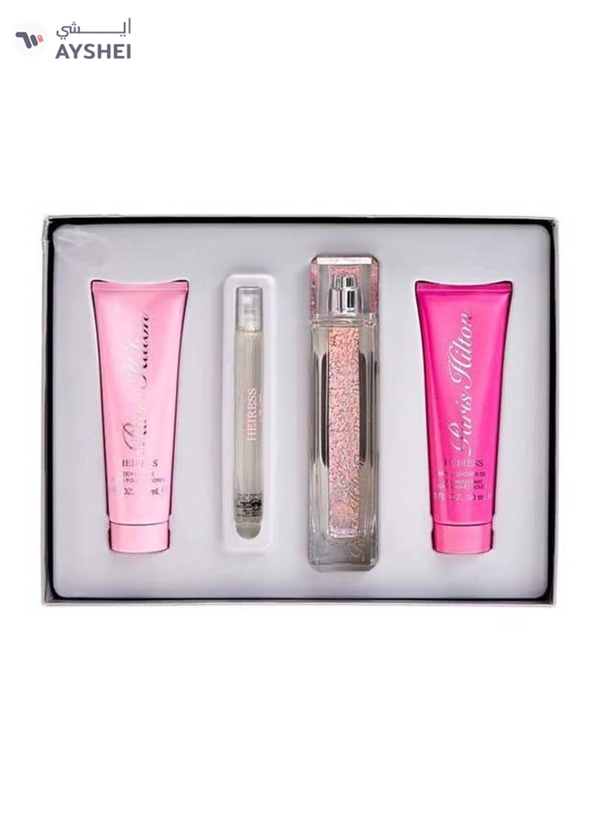 Paris Hilton Heiress Edp+Mini+Body Lotion+Shower Gel Set 290ml-1-1