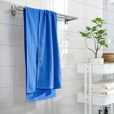 VÅGSJÖN Bath sheet bright blue towel 100x150 cm-2
