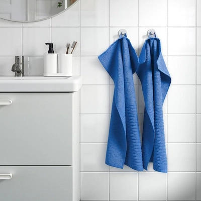 VÅGSJÖN Bath sheet bright blue towel 100x150 cm-4