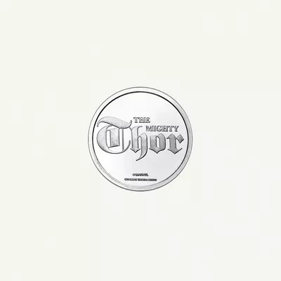 BTC 50 Grams Pure Silver Coin - The Thor-1