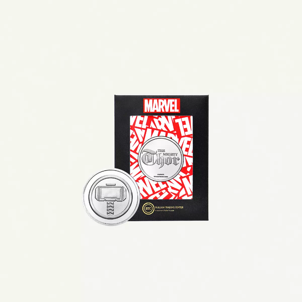 BTC 50 Grams Pure Silver Coin - The Thor-2-2