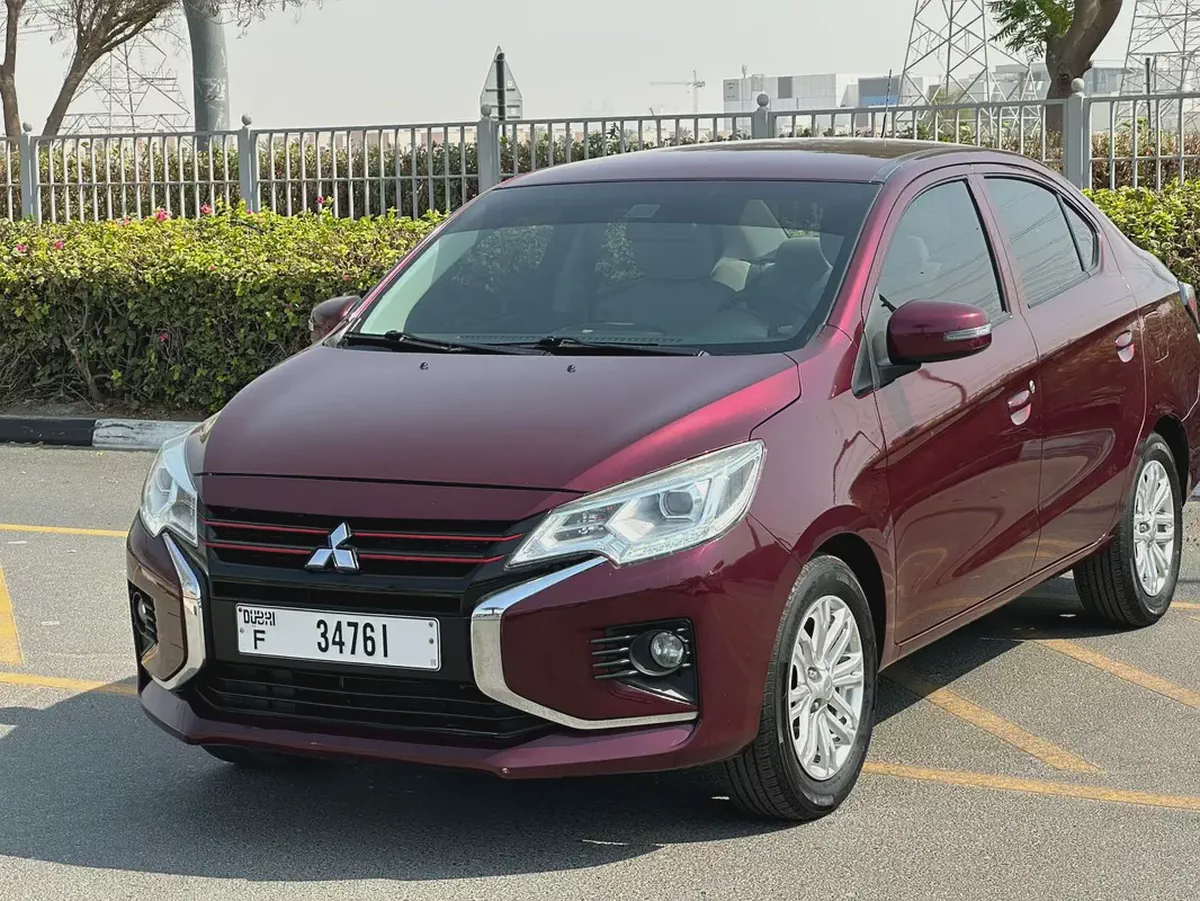 390/- AED EMI Mitsubisihi Attrage 2023 GCC SPECS || Well Maintained Accident Free100%-10-10
