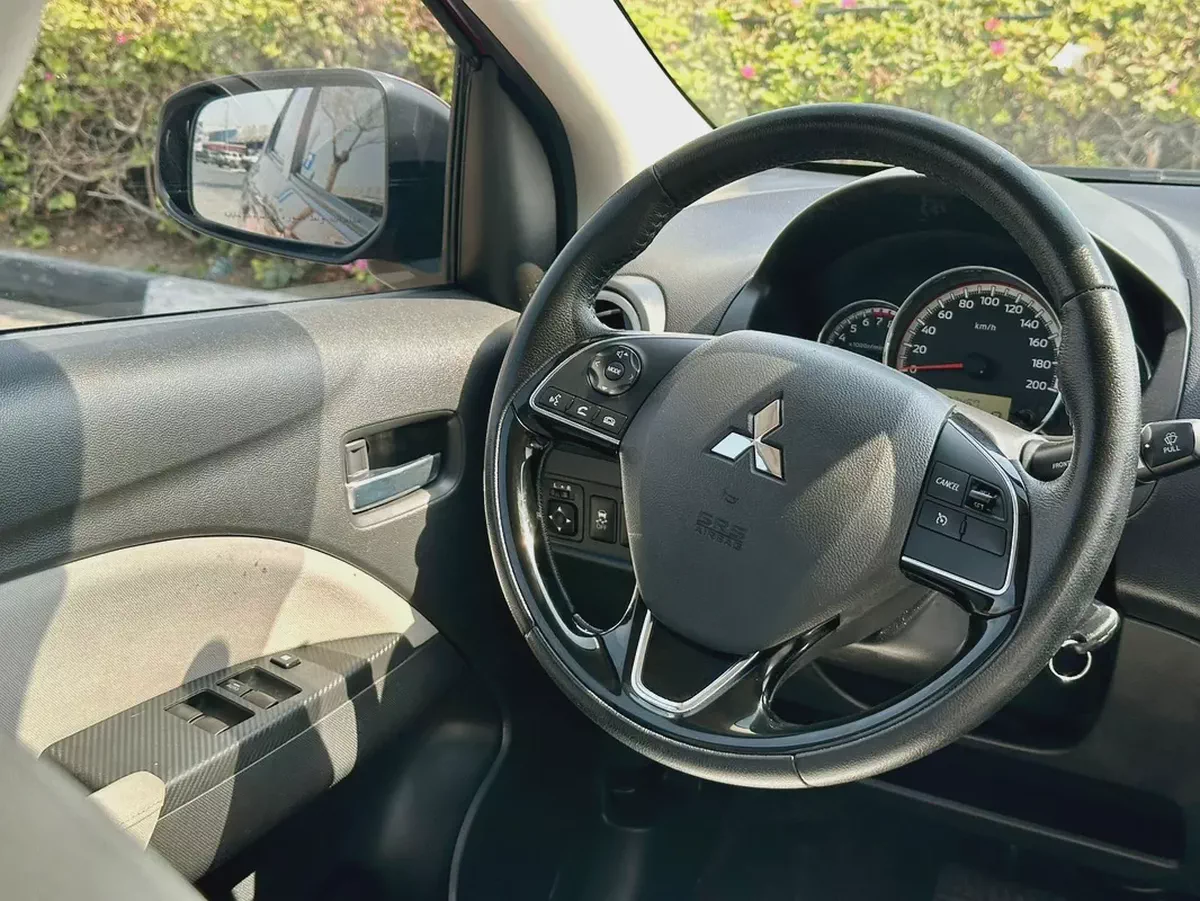 390/- AED EMI Mitsubisihi Attrage 2023 GCC SPECS || Well Maintained Accident Free100%-6-6