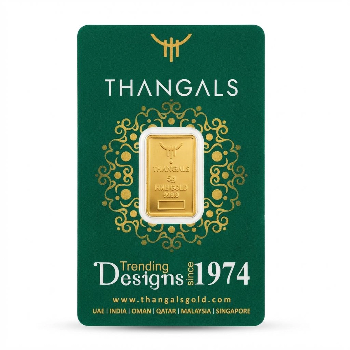 Thangals 5g Gold Bar 999.9 - 100% Authentic-0-0