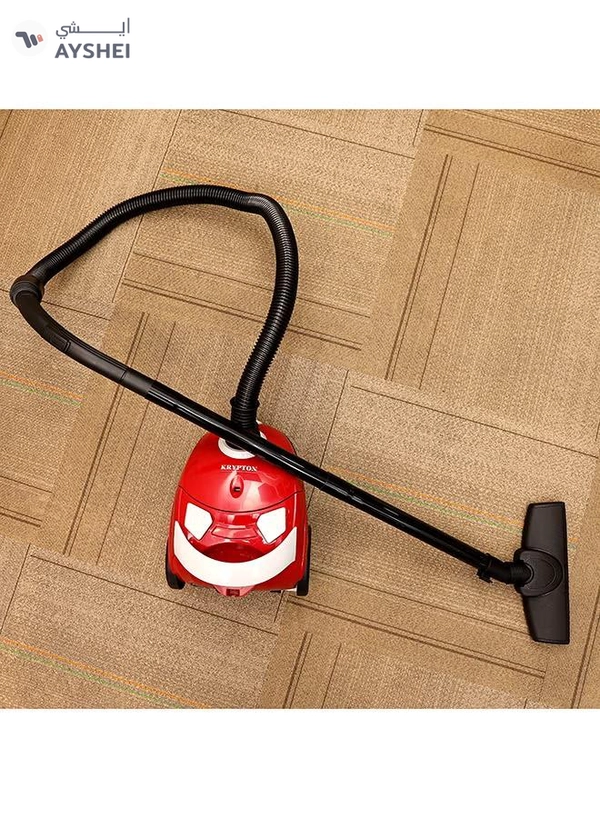 KRYPTON Handheld Vacuum Cleaner For Floor And Dust Cleaning 1400 W KNVC6095 Red