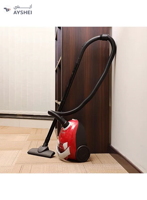 KRYPTON Handheld Vacuum Cleaner For Floor And Dust Cleaning 1400 W KNVC6095 Red