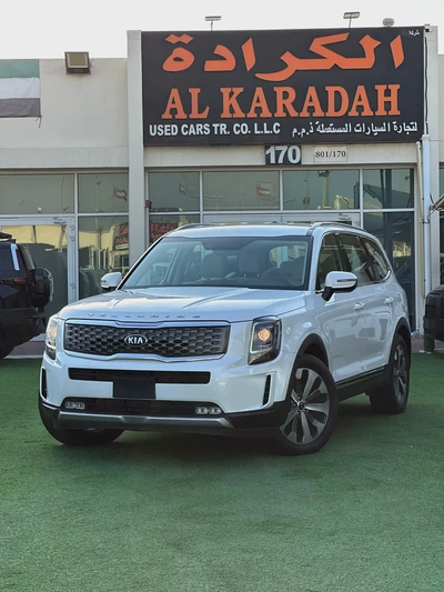 Kia Telluride EX | 2020 | GCC | 133,000 km | White / Grey | 7 Seater-4