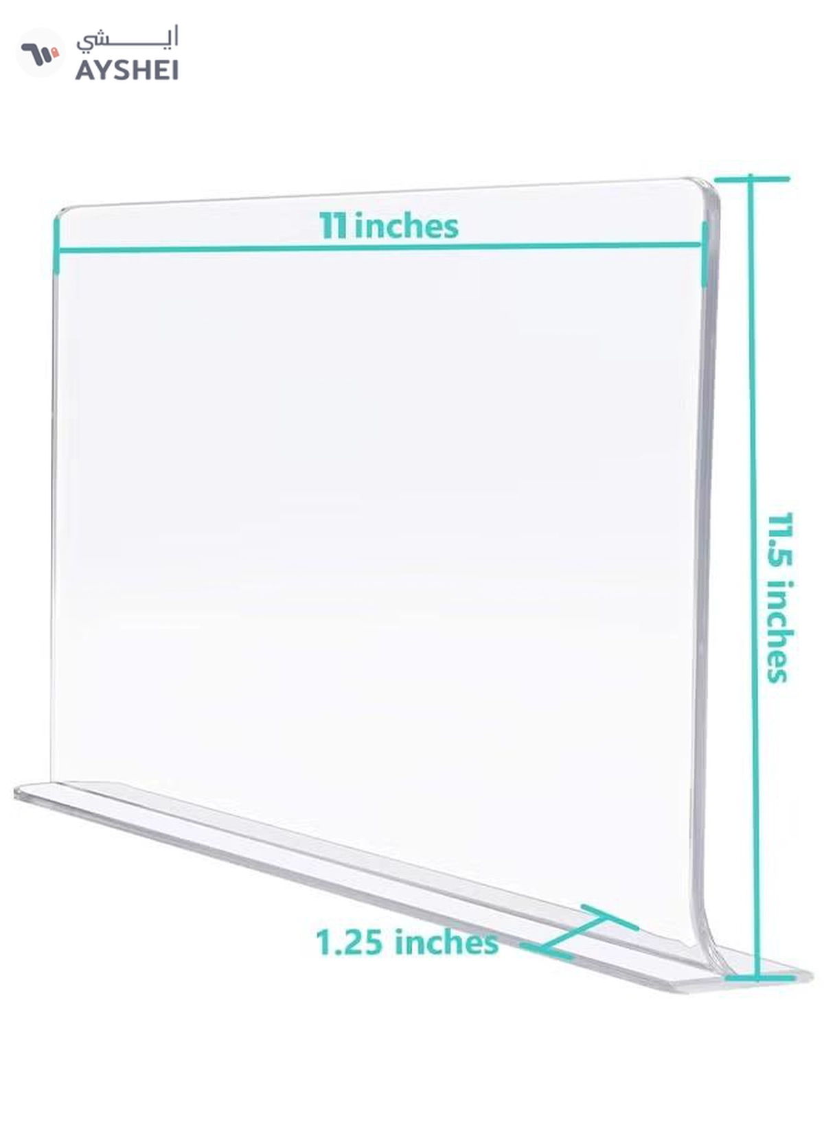 Eworld Pack of 6 Clear Acrylic Shelf Dividers for Efficient Closet Organization-2-2