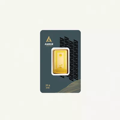 Auriz Minting 20gm 24K Gold Bar - Variable design-0