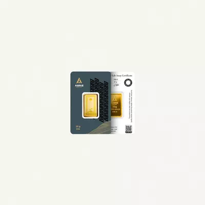 Auriz Minting 20gm 24K Gold Bar - Variable design-2
