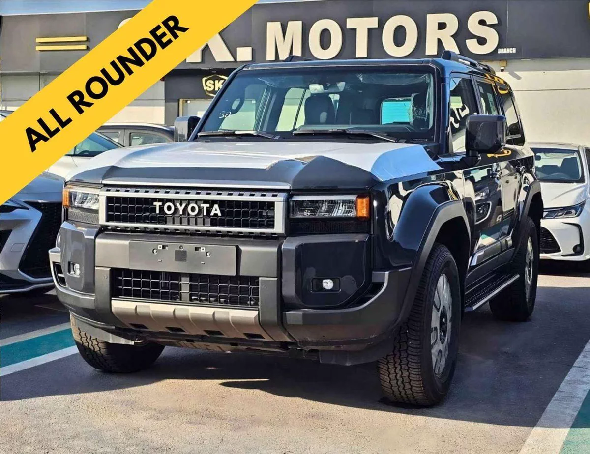 Toyota Prado VXR ALL ROUNDER / 2.4L PETROL V4 / SUNROOF / DRIVER POWER SEAT / COOL BOX / MID OPTION (CODE # R2)