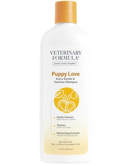  Veterinary Formula Synergy Labs Veterinary Formula Solutions Puppy Love Extra Gentle & Tearless Shampoo 17oz - 503ml-0