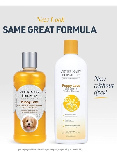  Veterinary Formula Synergy Labs Veterinary Formula Solutions Puppy Love Extra Gentle & Tearless Shampoo 17oz - 503ml-1