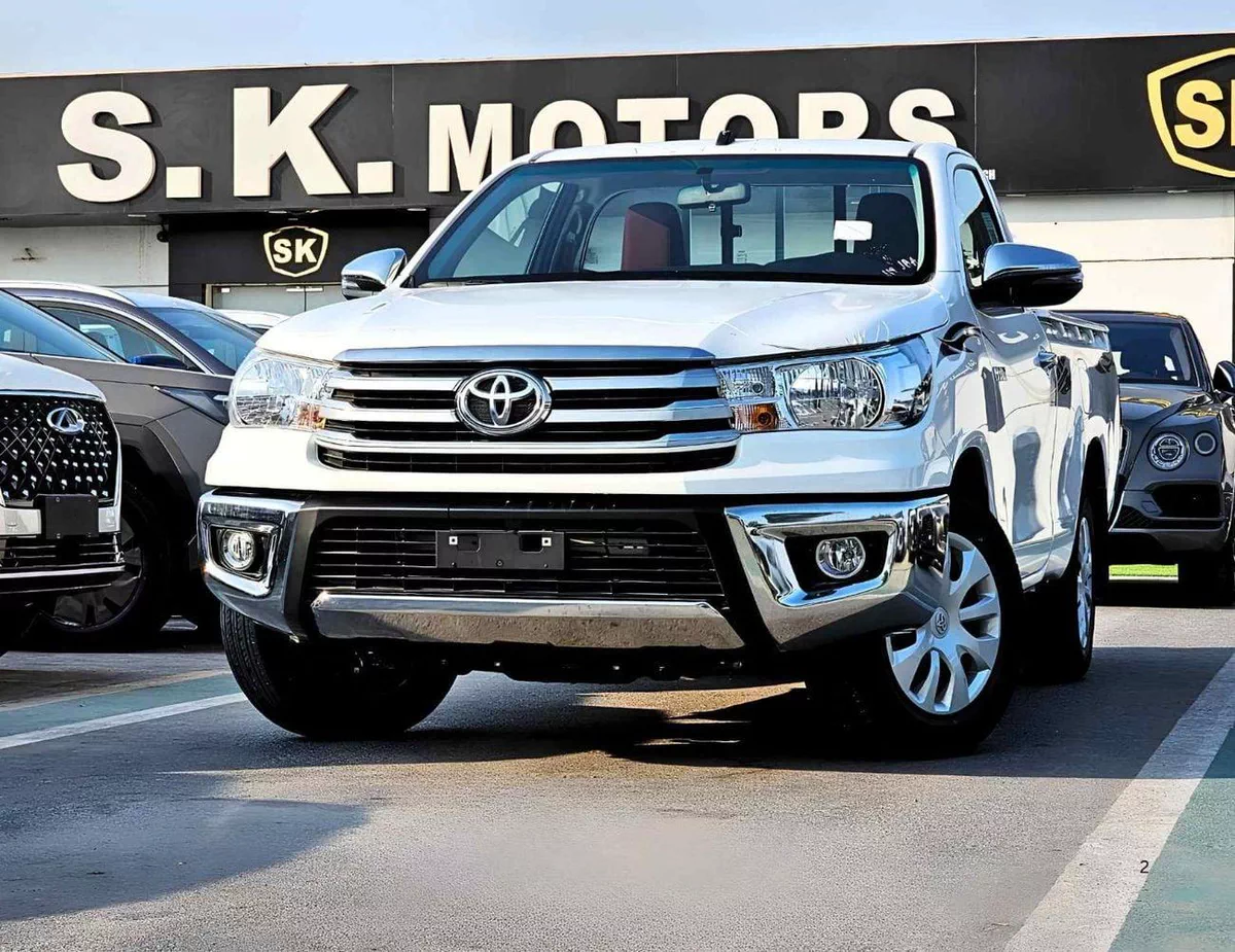 Toyota Hilux NARROW BODY SINGLE CABIN || 2.7L PETROL V4 | 4 HOOKS | FR&RR CHROME BUMPERS (CODE # HPMSC2)