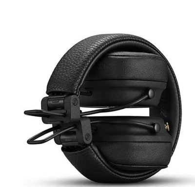Marshall Major IV Foldable Bluetooth Wired/Wireless 80+ Hours of Playtime Headphones Black-4