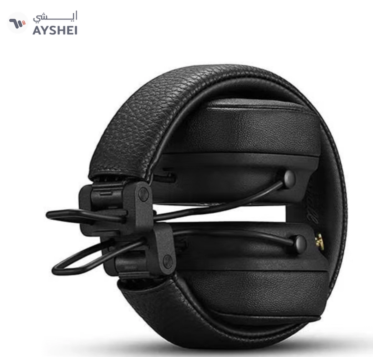Marshall Major IV Foldable Bluetooth Wired/Wireless 80+ Hours of Playtime Headphones Black-4-4