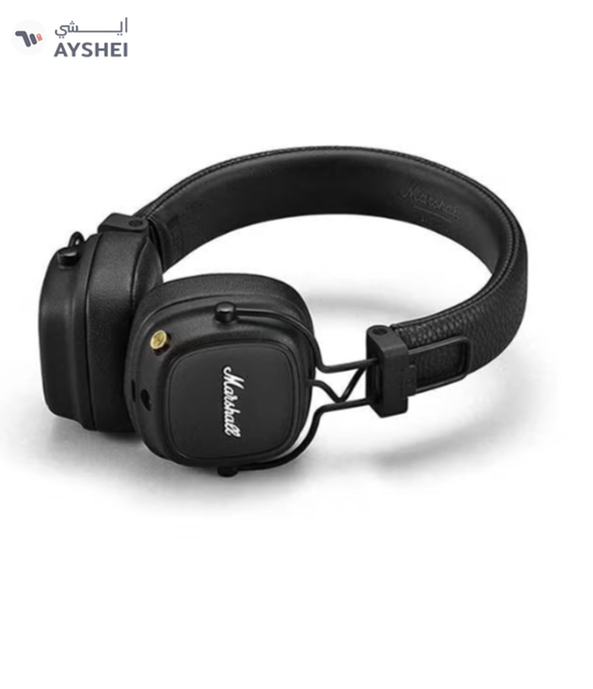 Marshall Major IV Foldable Bluetooth Wired/Wireless 80+ Hours of Playtime Headphones Black-1-1