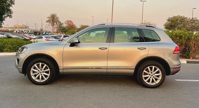 VOLKSWAGEN TOUAREG 2018 V6 FULL SERVICE HISTORY GCC SPEC-4