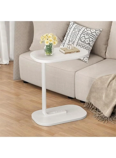 Eworld Modern Z-Shaped Side Coffee Table for Living room with Ample Storage Space-3