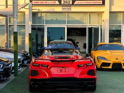 CHEVROLET CORVETTE C8 3LT GCC 2023 70th anniversary Hardtop Convertible Free Contract Service Till-2