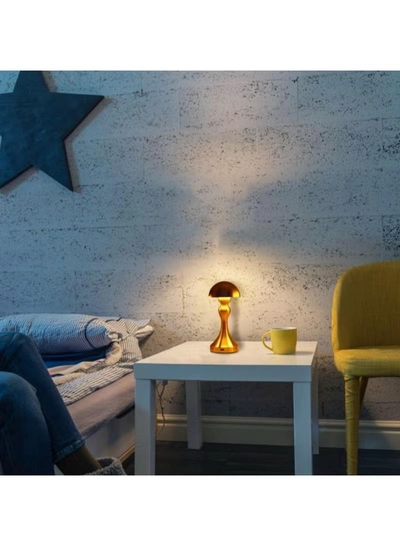 Yuwell Touch Sensor Bar Table Lamp Portable Cordless Rechargeable Battery LED Table Lamp Night Lights Bedroom Bedside And Restaurant 3 Light Intensities Tactile Switch-1
